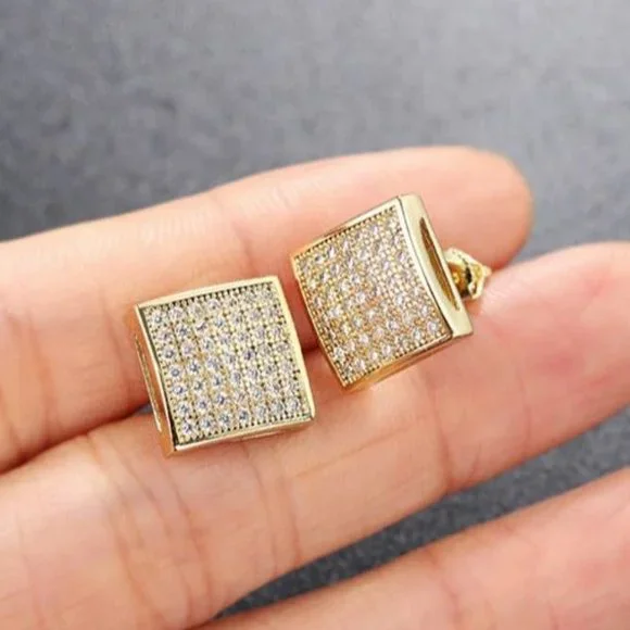 Gold Ring Triangle Makers Mark On Jewelry Mens 2ct Diamond Screw